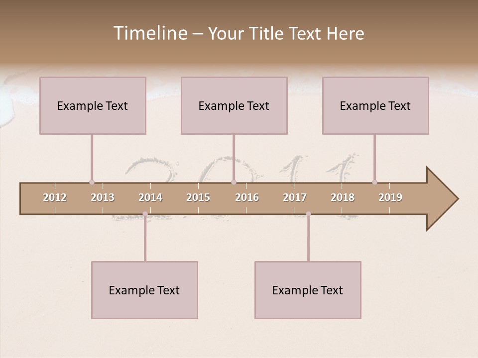 Sunlight Year Textured PowerPoint Template