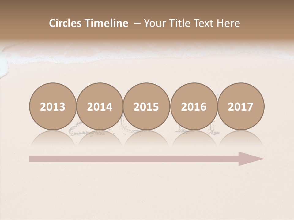 Sunlight Year Textured PowerPoint Template