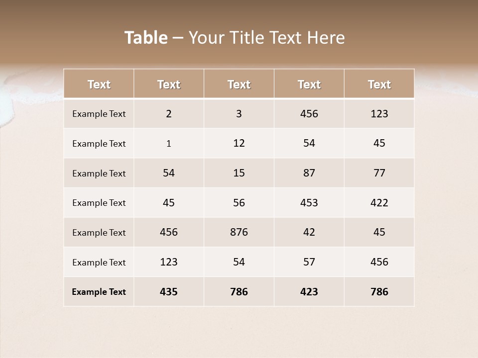 Sunlight Year Textured PowerPoint Template