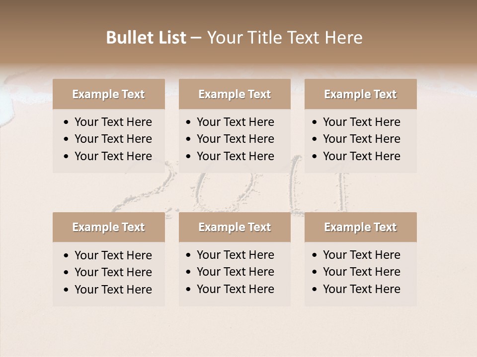 Sunlight Year Textured PowerPoint Template
