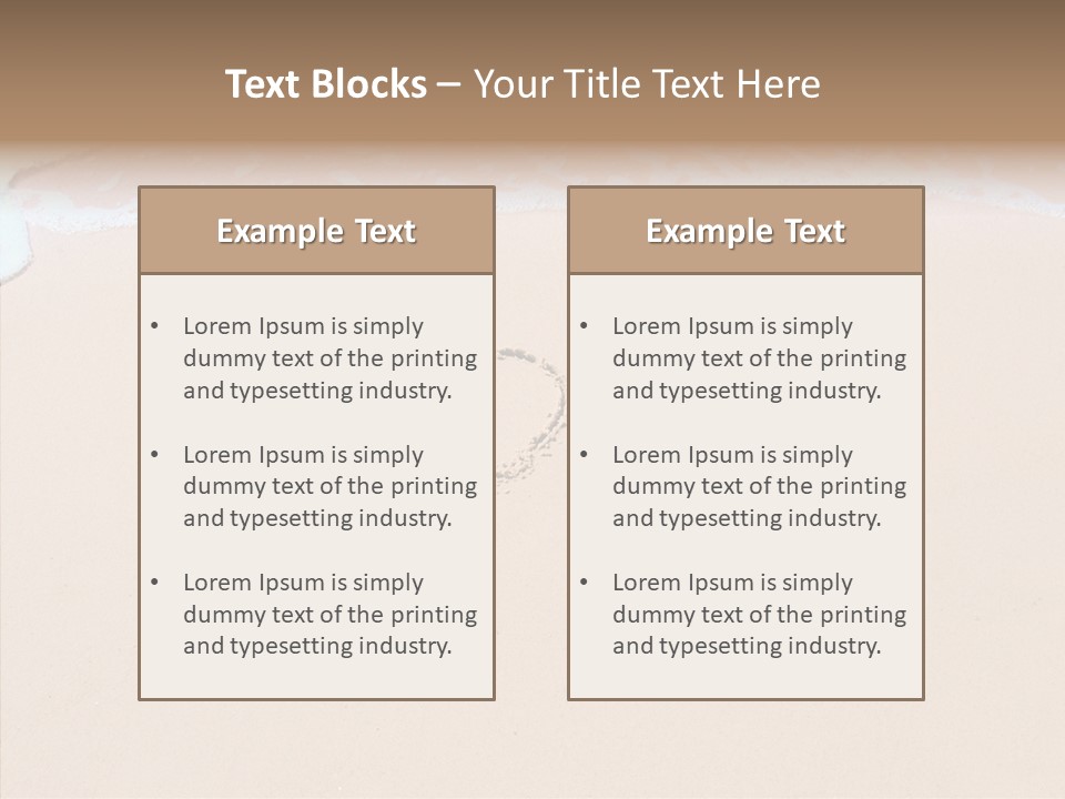 Sunlight Year Textured PowerPoint Template