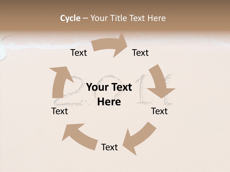 Sunlight Year Textured PowerPoint Template