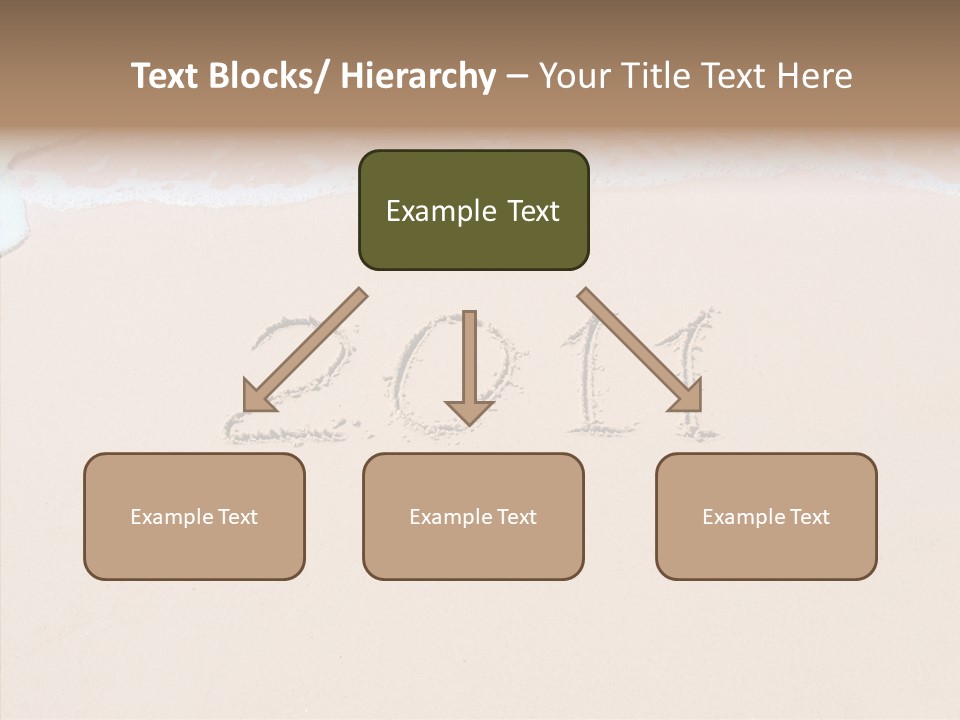 Sunlight Year Textured PowerPoint Template