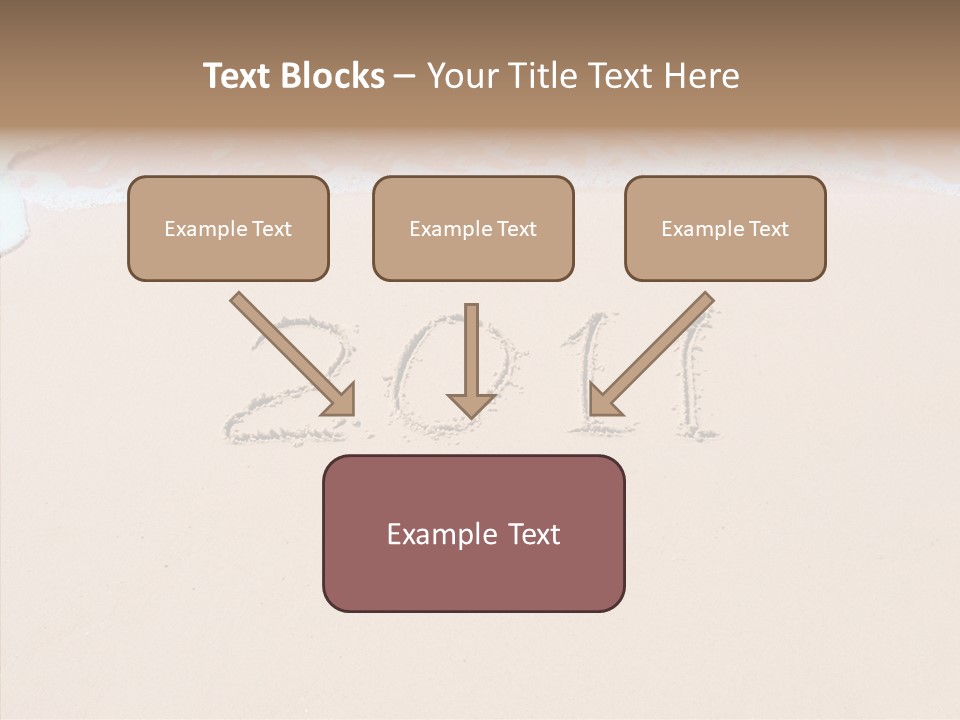 Sunlight Year Textured PowerPoint Template