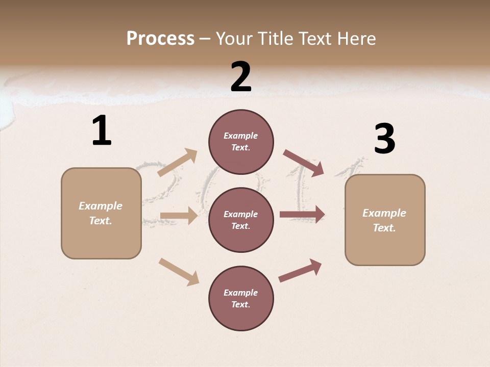 Sunlight Year Textured PowerPoint Template