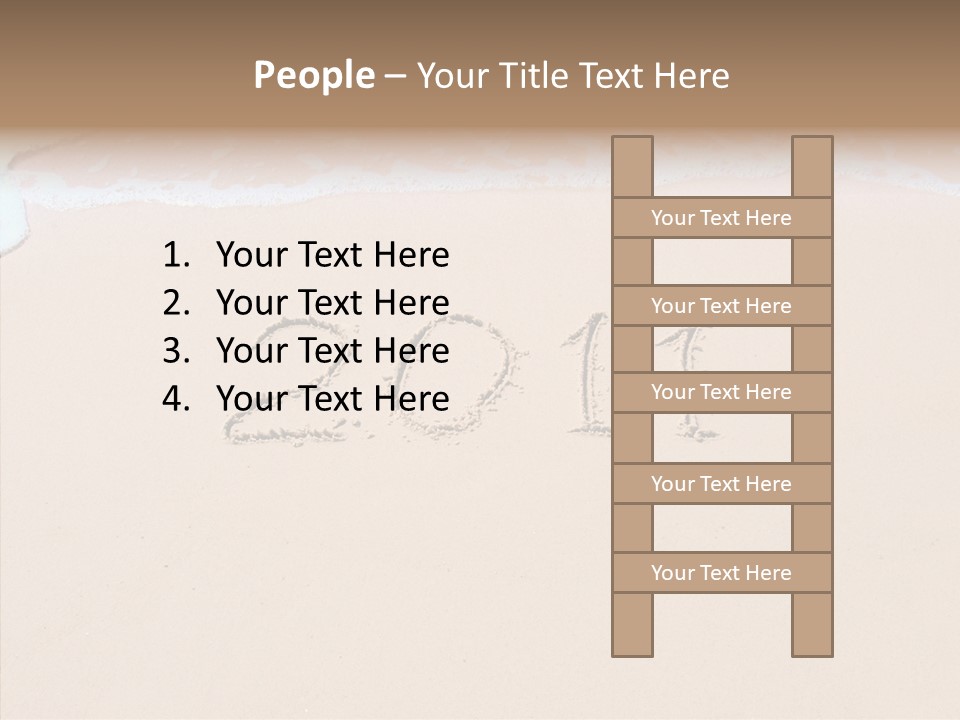 Sunlight Year Textured PowerPoint Template