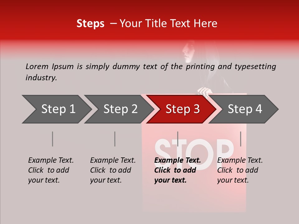 Evil Danger Bloody PowerPoint Template