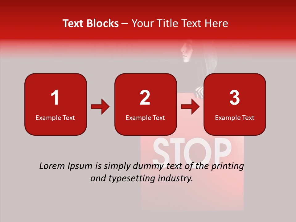 Evil Danger Bloody PowerPoint Template
