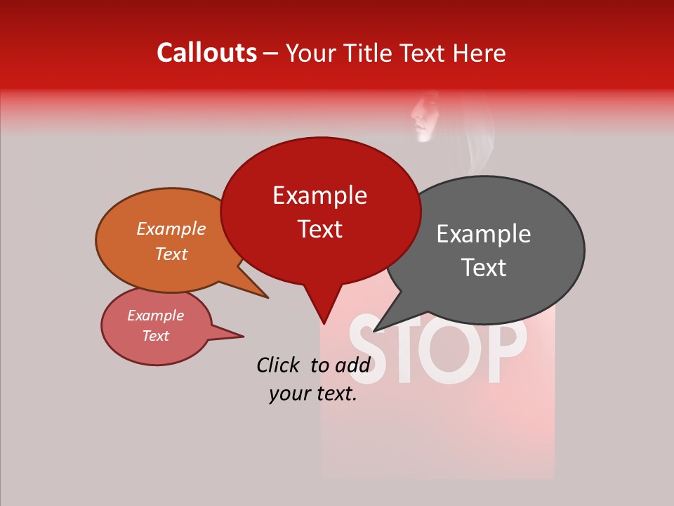 Evil Danger Bloody PowerPoint Template