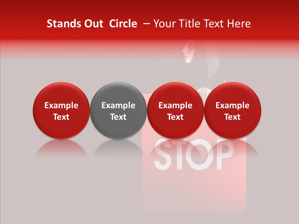 Evil Danger Bloody PowerPoint Template