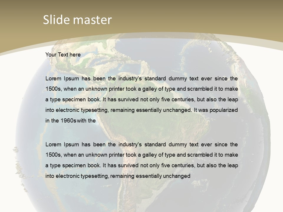 Concept Science Scorched PowerPoint Template