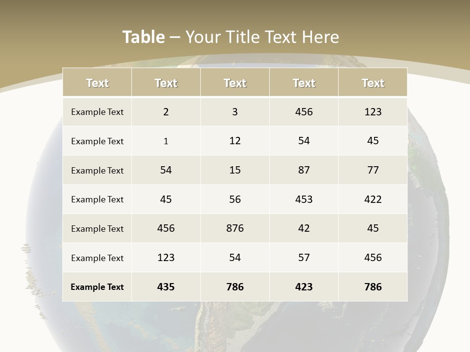 Concept Science Scorched PowerPoint Template