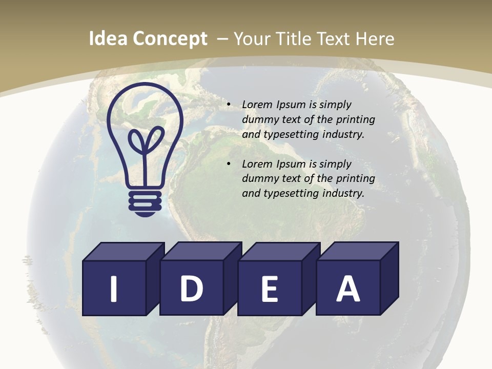 Concept Science Scorched PowerPoint Template