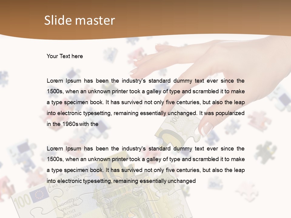 European Solution Paper PowerPoint Template