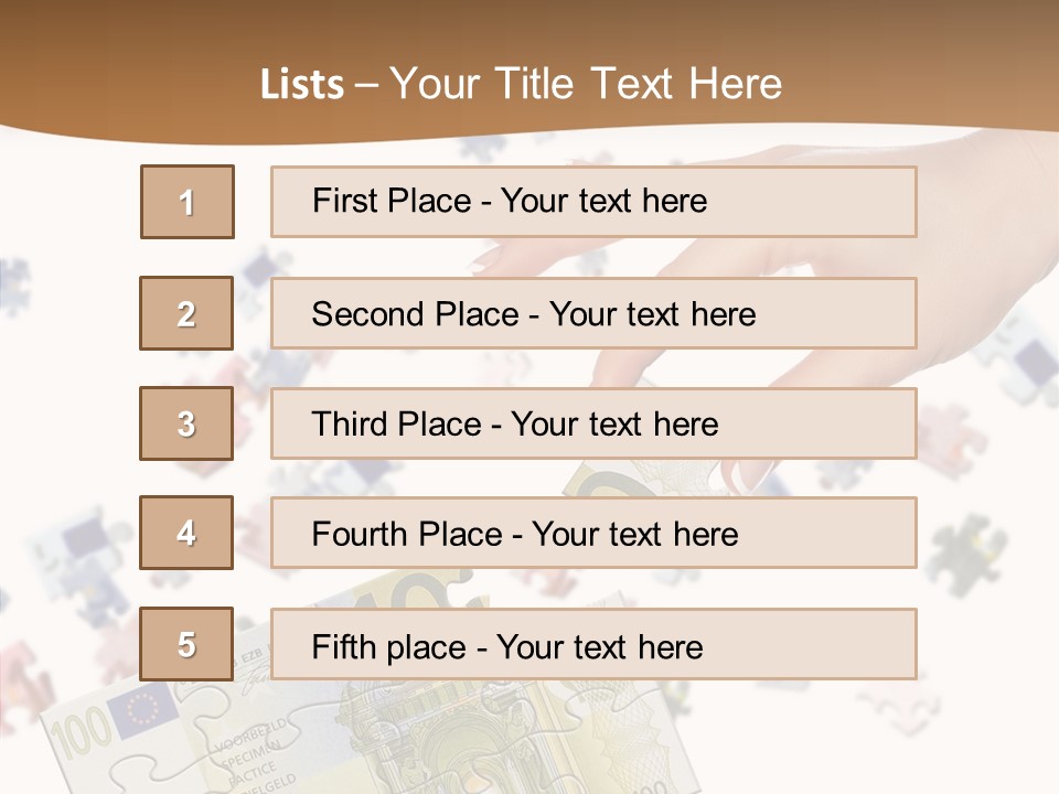 European Solution Paper PowerPoint Template