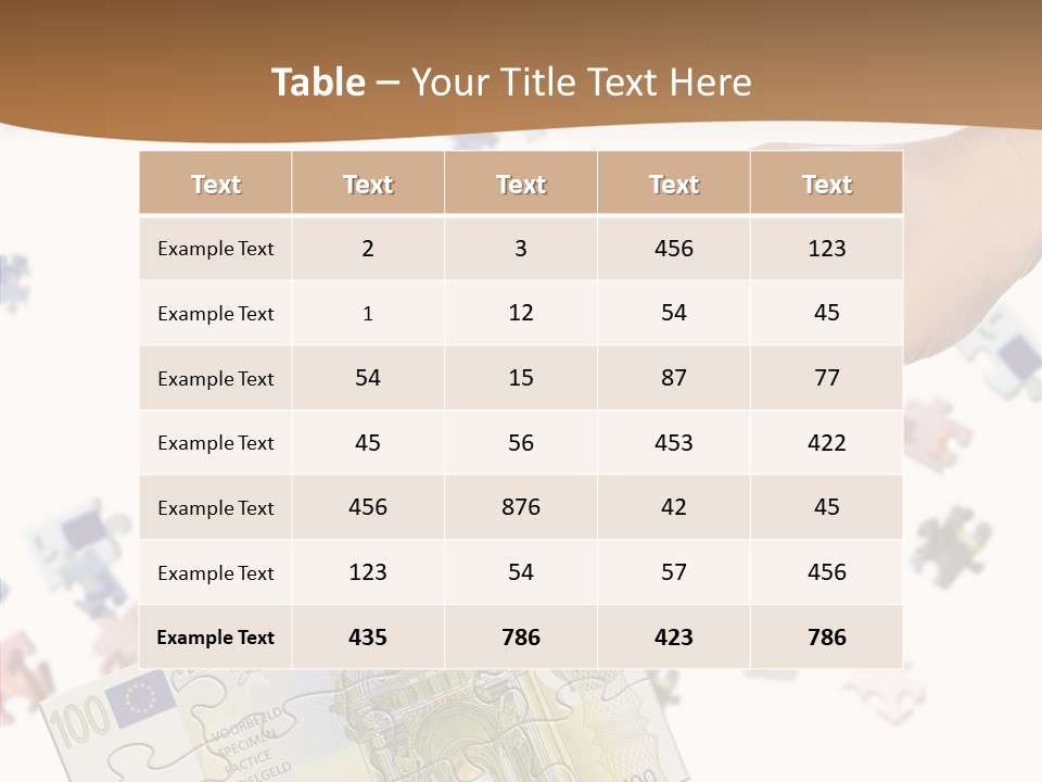 European Solution Paper PowerPoint Template