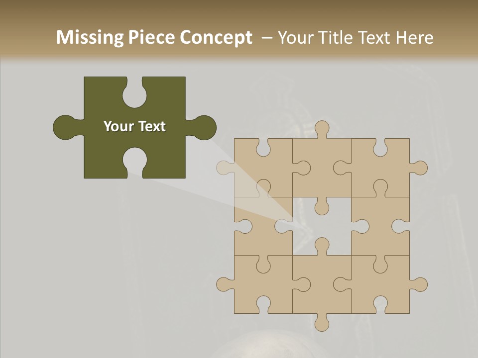 Warning Spook Head PowerPoint Template