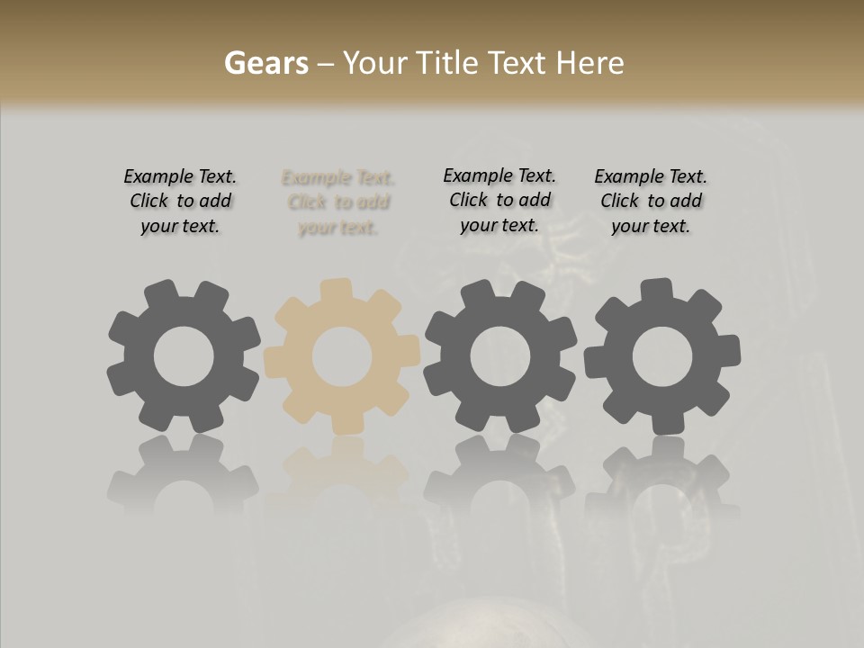 Warning Spook Head PowerPoint Template