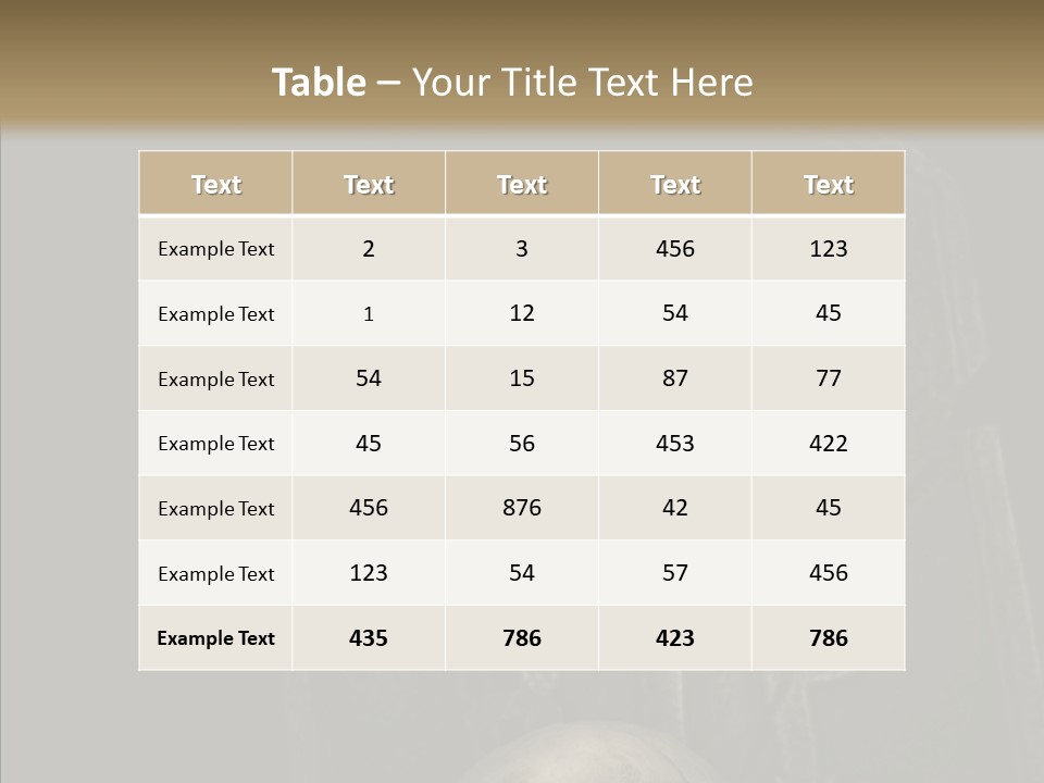 Warning Spook Head PowerPoint Template