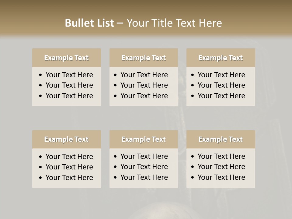 Warning Spook Head PowerPoint Template