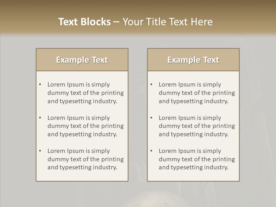 Warning Spook Head PowerPoint Template