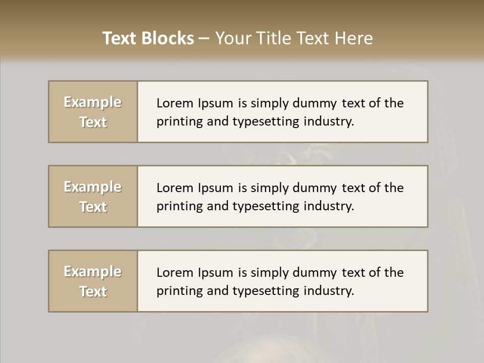 Warning Spook Head PowerPoint Template