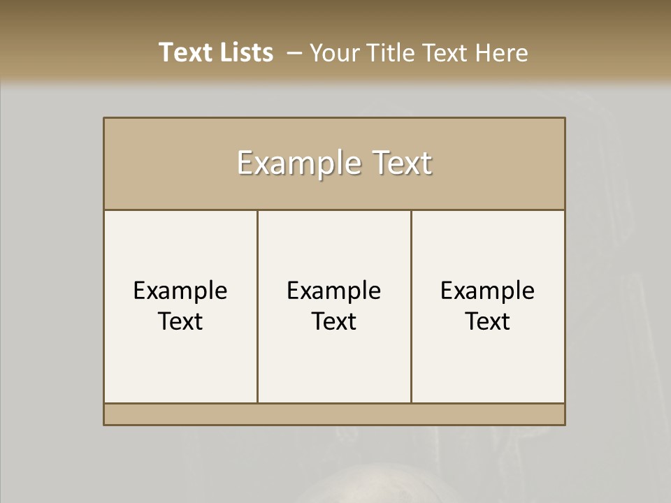 Warning Spook Head PowerPoint Template