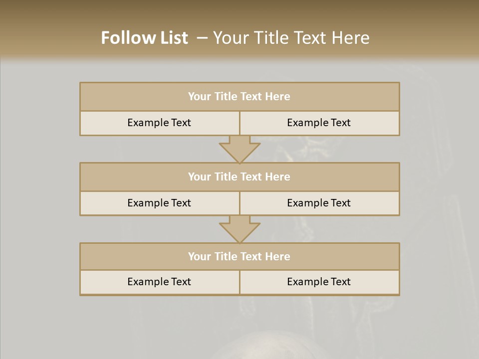 Warning Spook Head PowerPoint Template