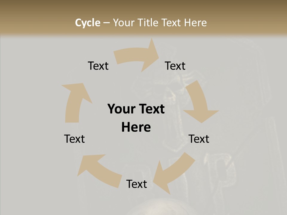 Warning Spook Head PowerPoint Template
