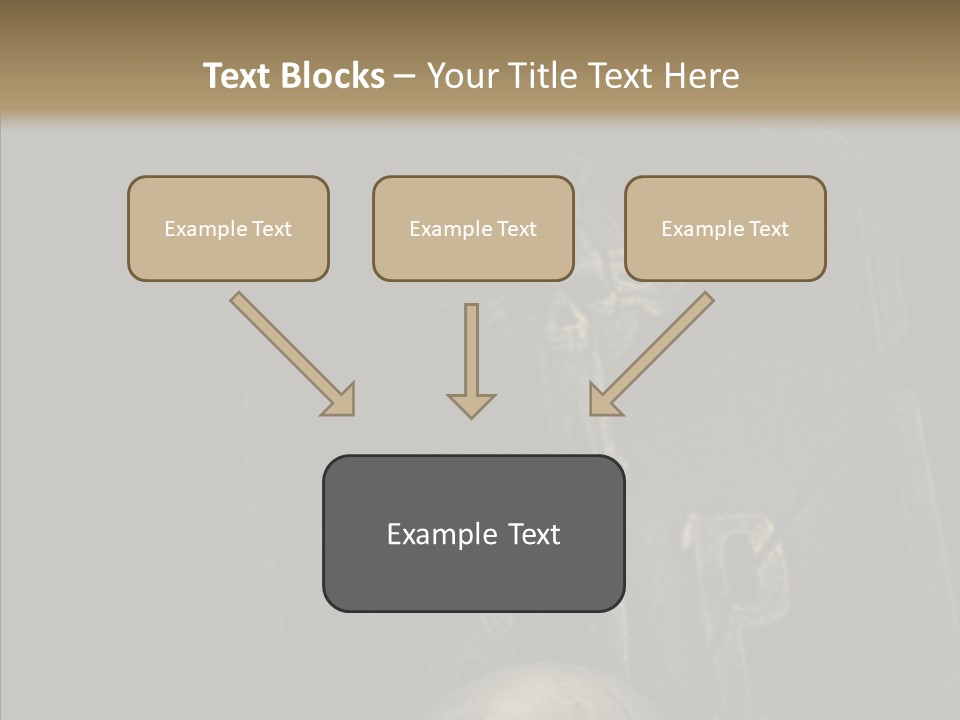 Warning Spook Head PowerPoint Template