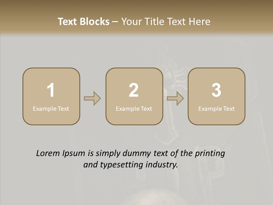 Warning Spook Head PowerPoint Template