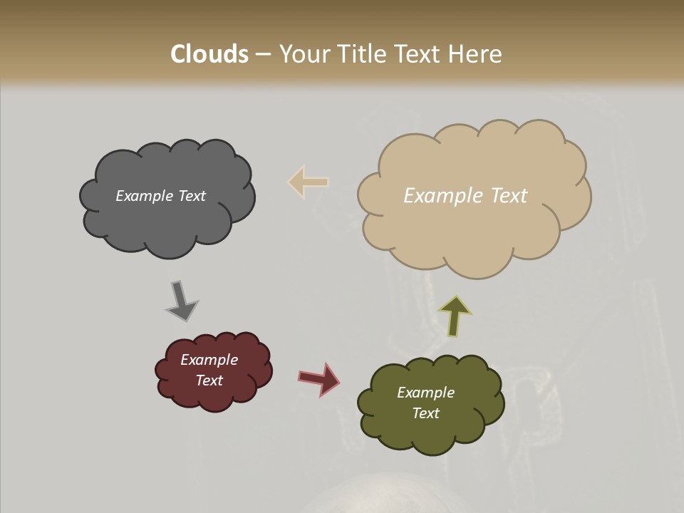 Warning Spook Head PowerPoint Template