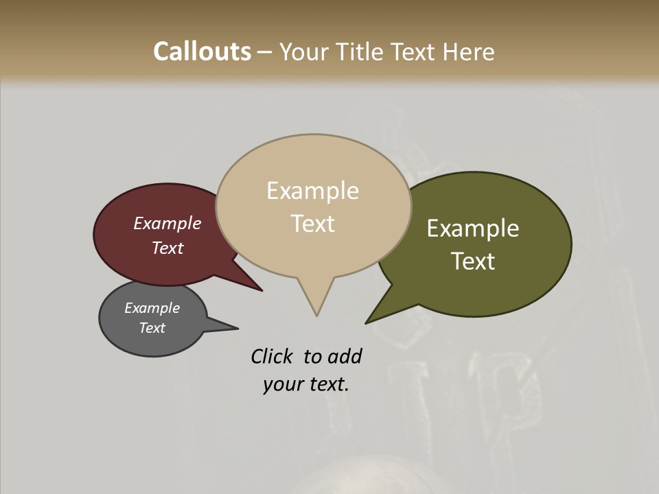 Warning Spook Head PowerPoint Template