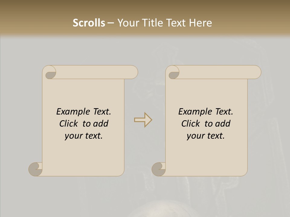 Warning Spook Head PowerPoint Template