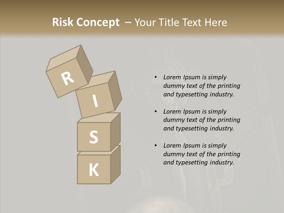 Warning Spook Head PowerPoint Template