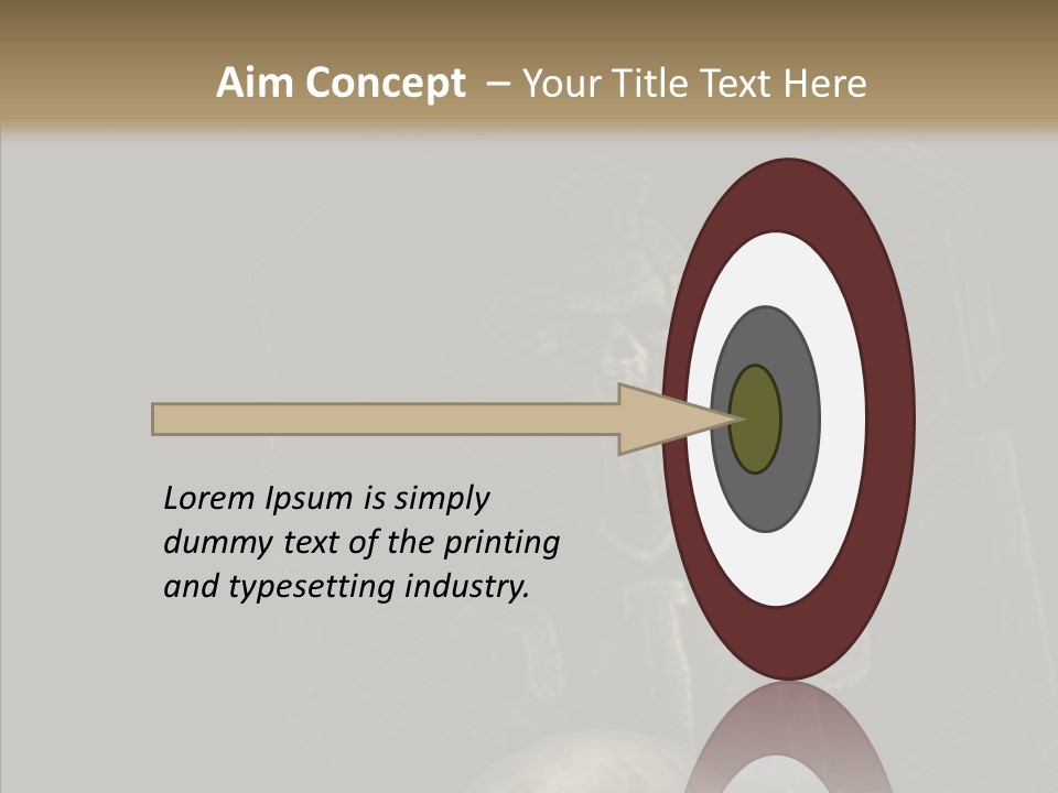 Warning Spook Head PowerPoint Template