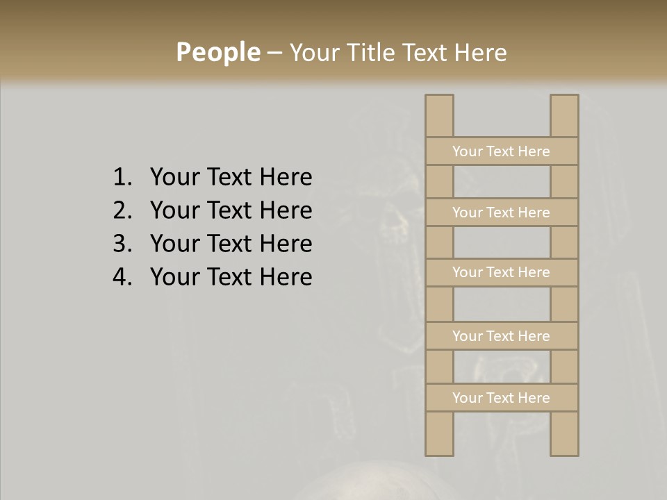 Warning Spook Head PowerPoint Template