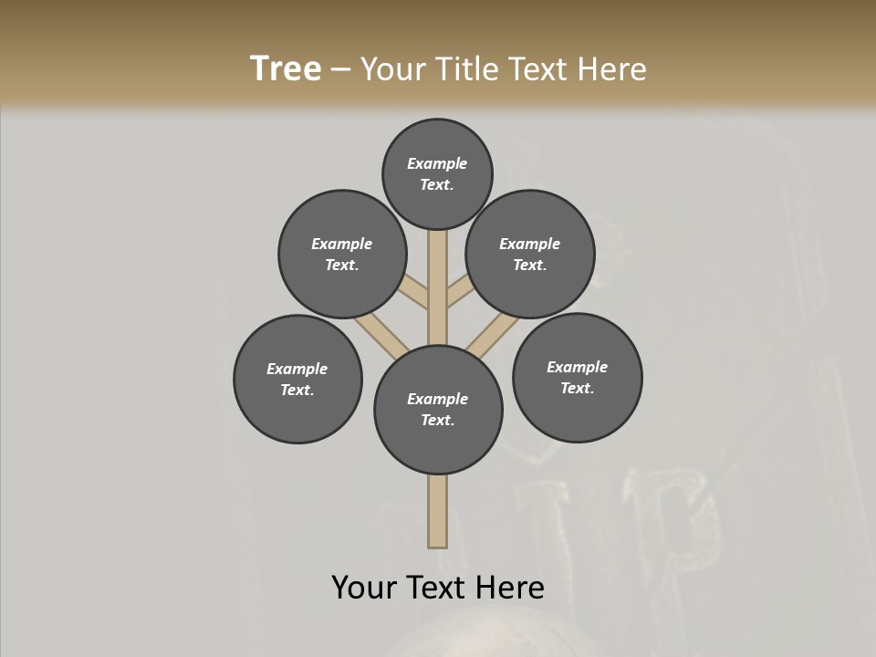 Warning Spook Head PowerPoint Template