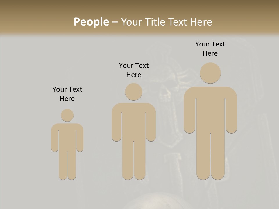 Warning Spook Head PowerPoint Template