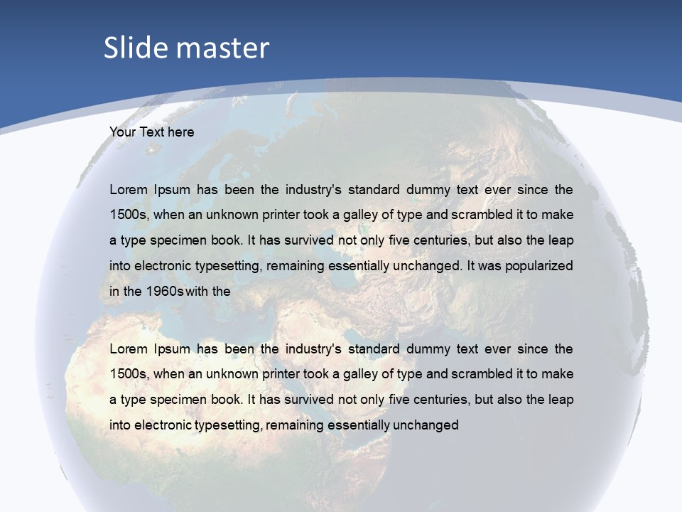 Ocean White Concept PowerPoint Template