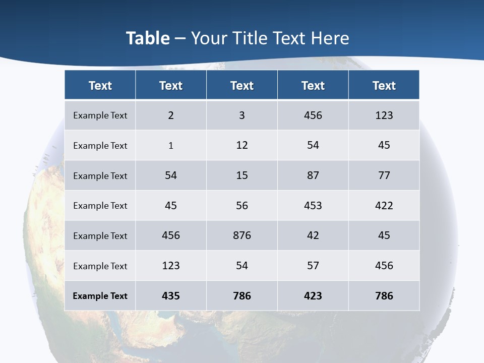 World Ocean Climate PowerPoint Template