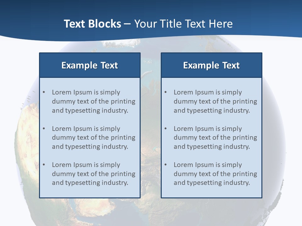 World Ocean Climate PowerPoint Template