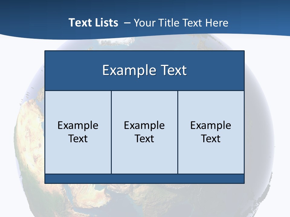 World Ocean Climate PowerPoint Template