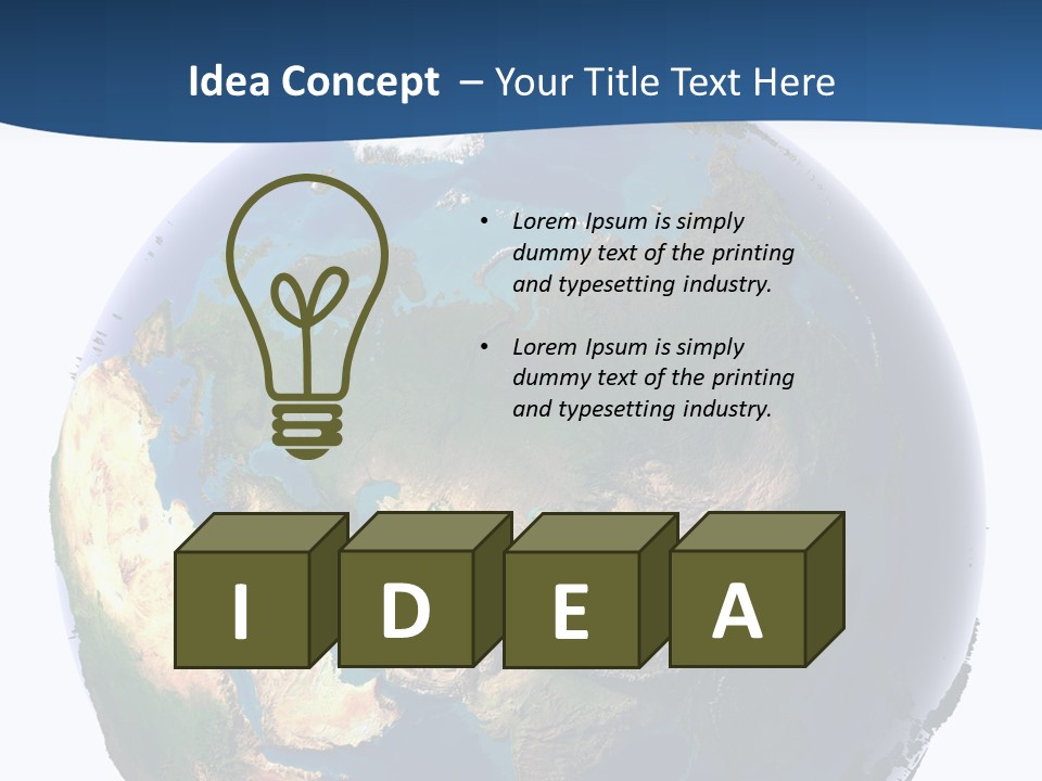 World Ocean Climate PowerPoint Template