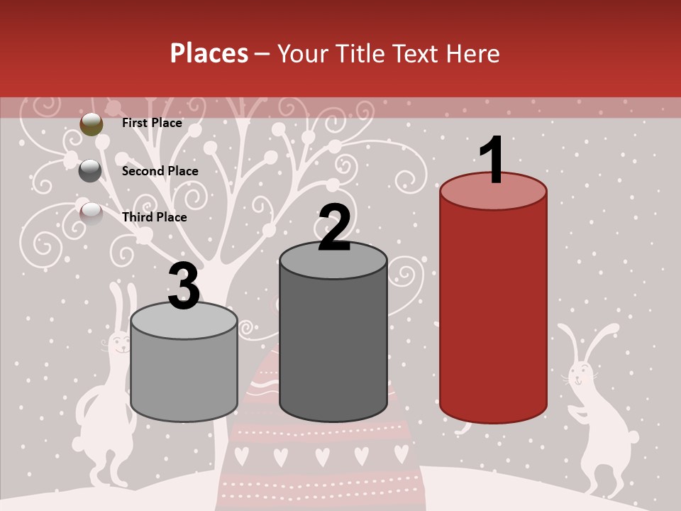 Gift December Greeting PowerPoint Template
