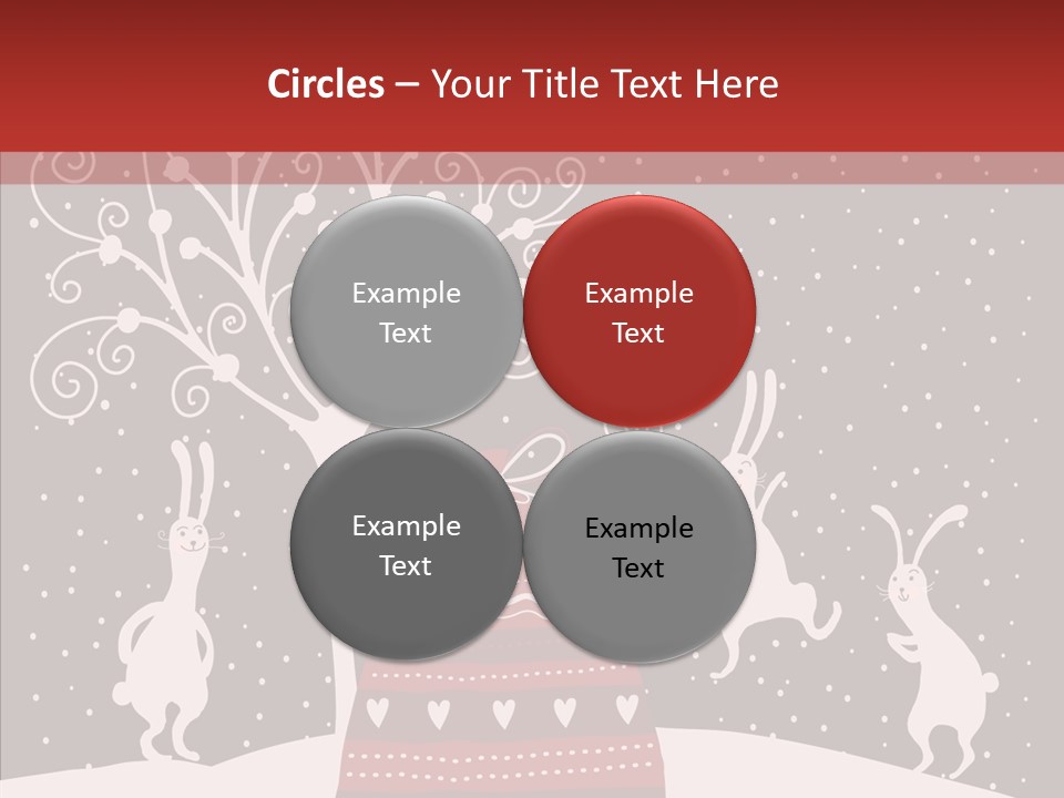 Gift December Greeting PowerPoint Template