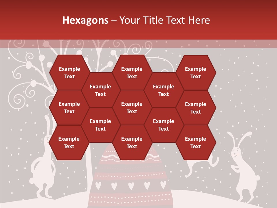 Gift December Greeting PowerPoint Template