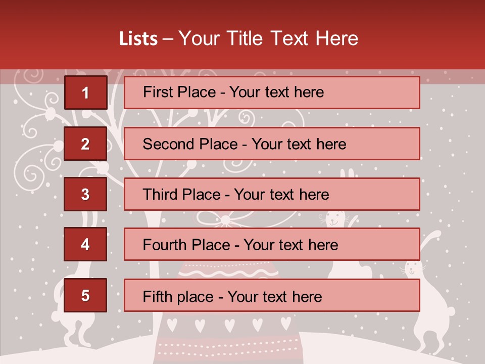 Gift December Greeting PowerPoint Template