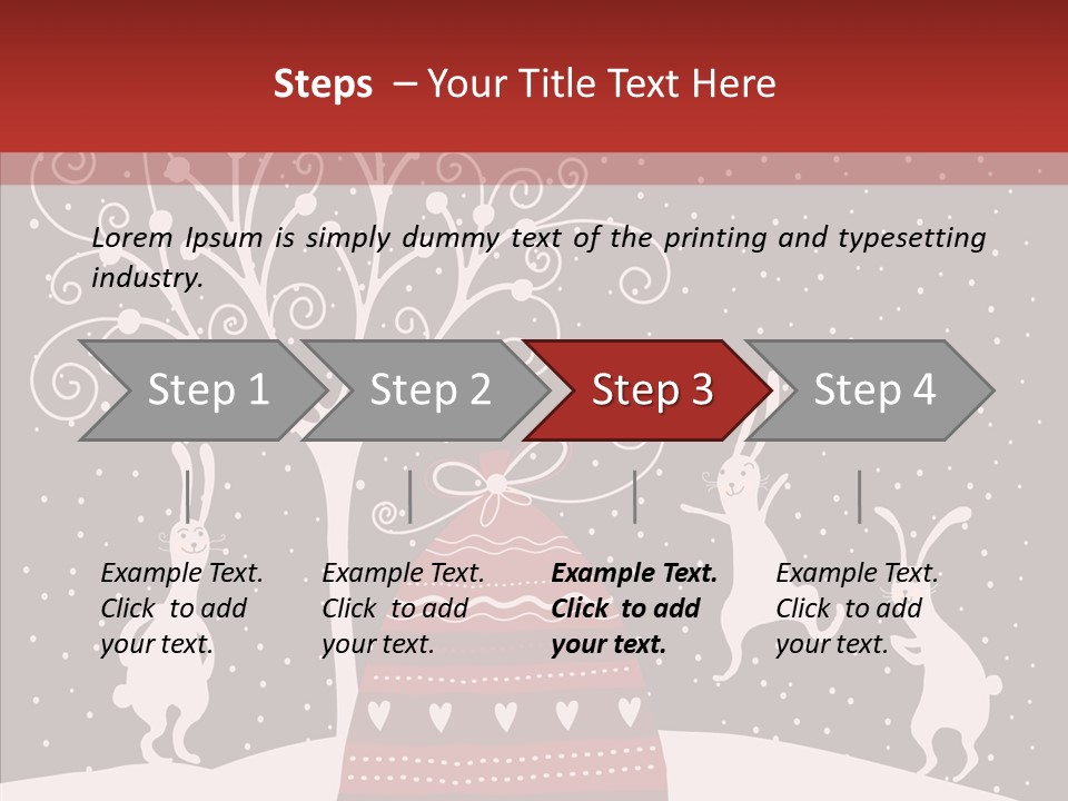 Gift December Greeting PowerPoint Template