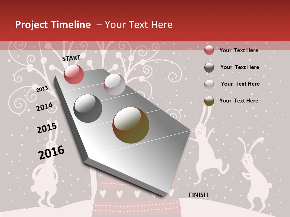 Gift December Greeting PowerPoint Template